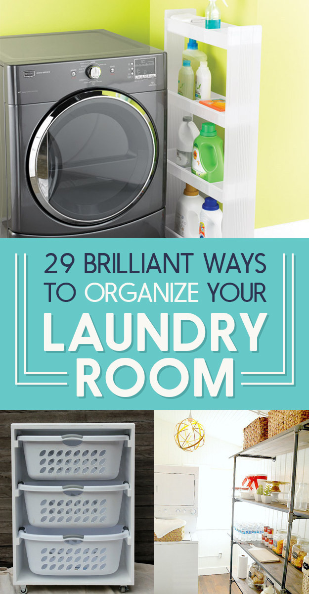 Best ideas about Laundry Room Organization
. Save or Pin 29 Incredibly Clever Laundry Room Organization Ideas Now.
