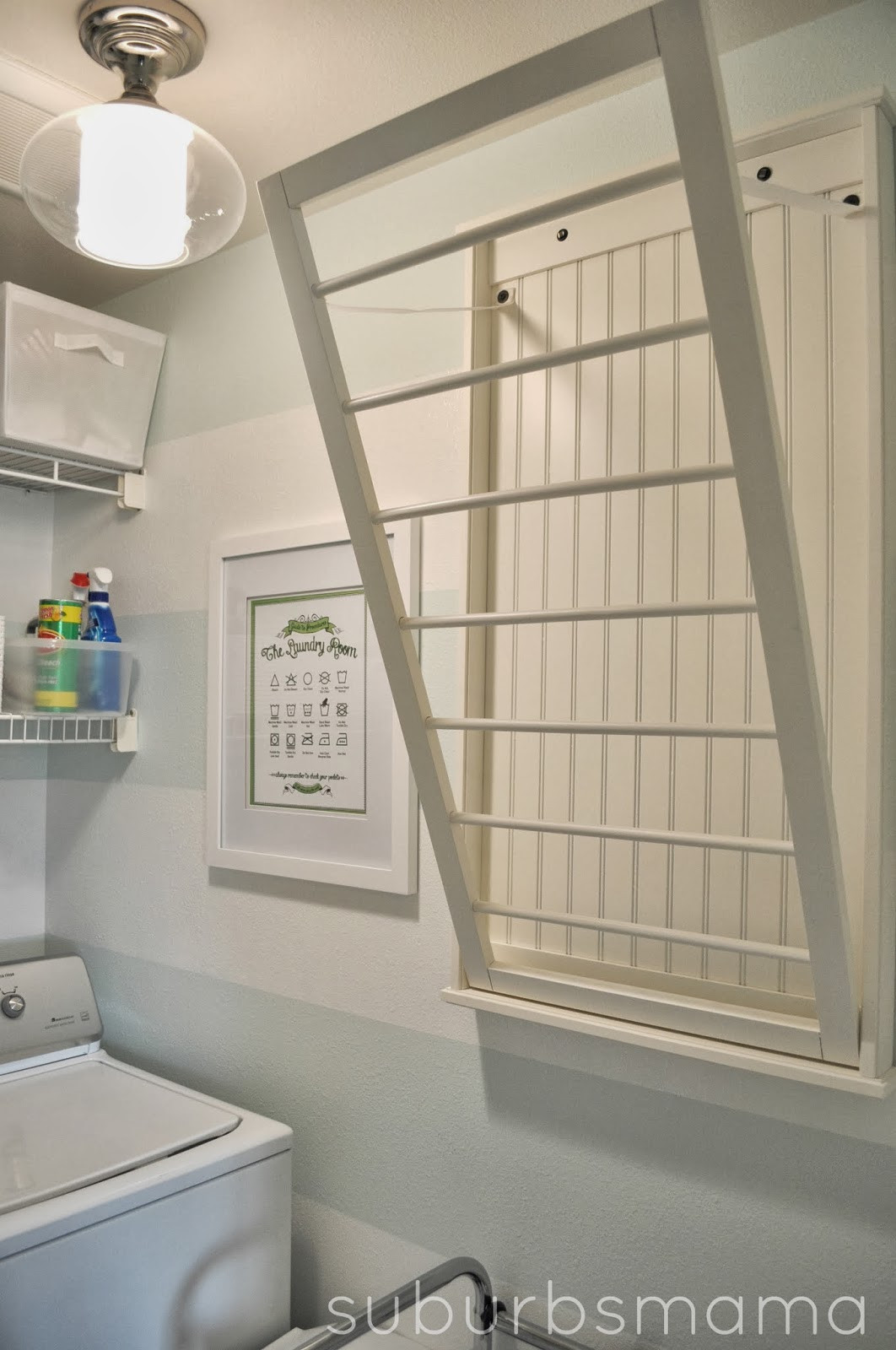 Best ideas about Laundry Room Rack
. Save or Pin Suburbs Mama Laundry Room Makeover Now.