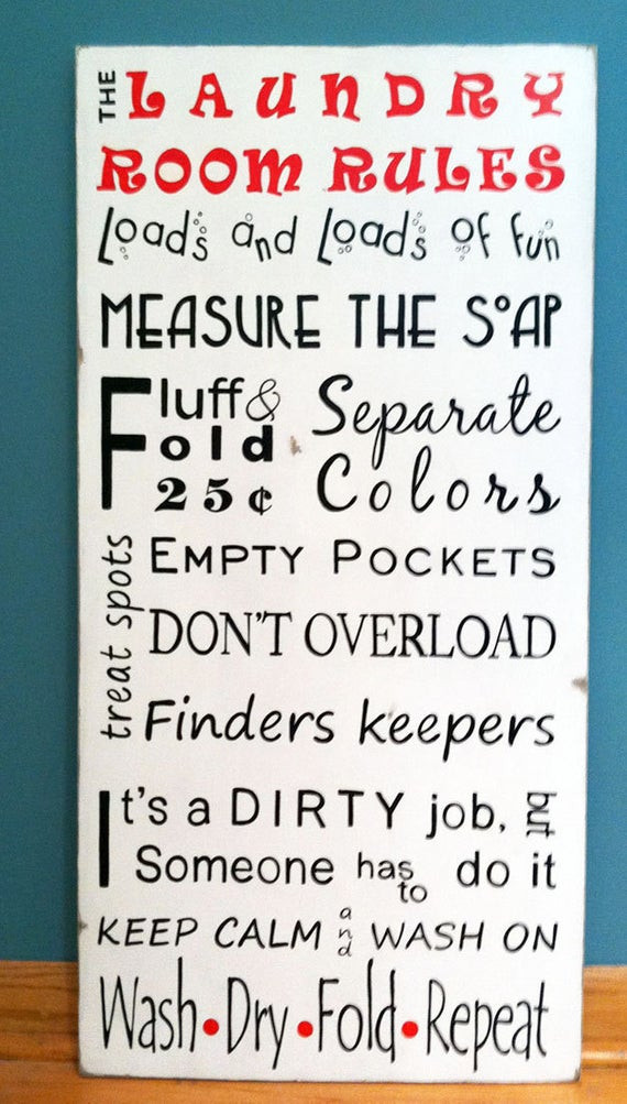 Best ideas about Laundry Room Rules
. Save or Pin Laundry Room Rules Typography Word Art in Weather by Now.