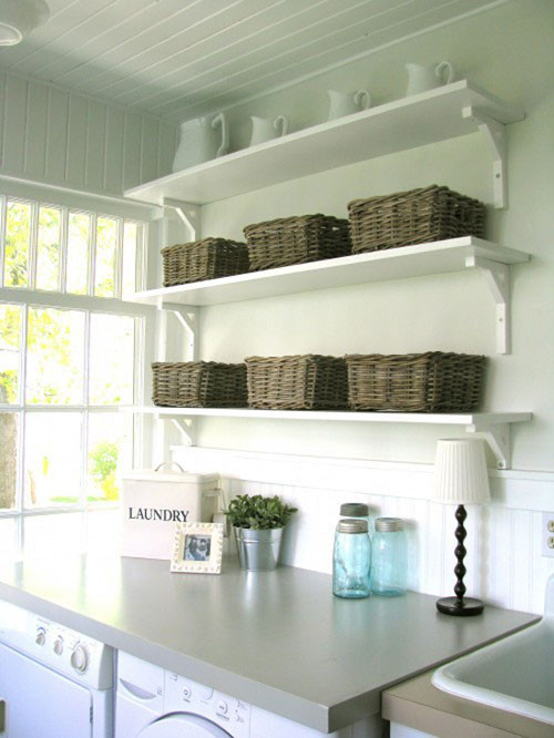 Best ideas about Laundry Room Shelf Ideas
. Save or Pin Laundry Room Ideas Bud Friendly and Easy to Do Now.