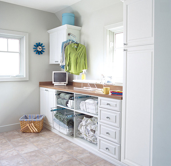 Best ideas about Laundry Room Shelf
. Save or Pin Eye Catching Laundry Room Shelving Ideas Now.