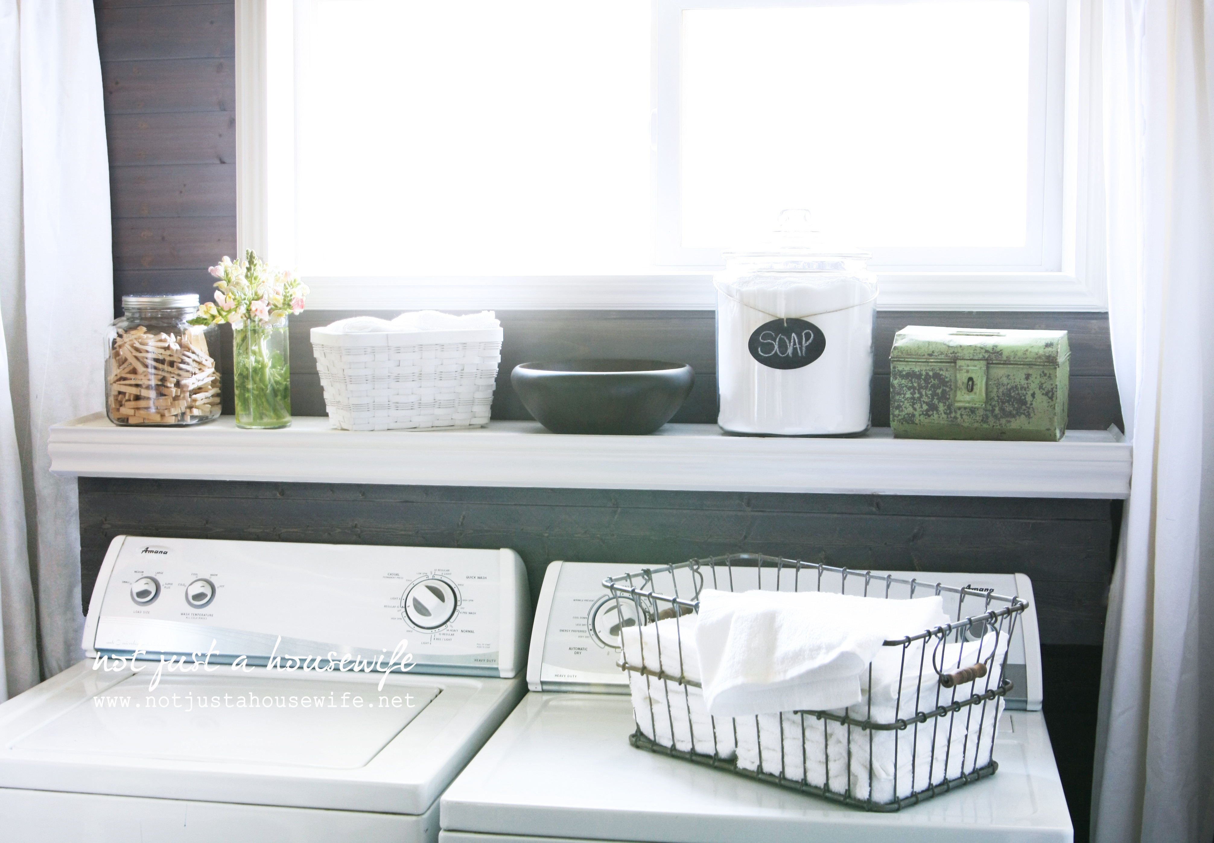 Best ideas about Laundry Room Shelf
. Save or Pin Laundry Room Progress Now.