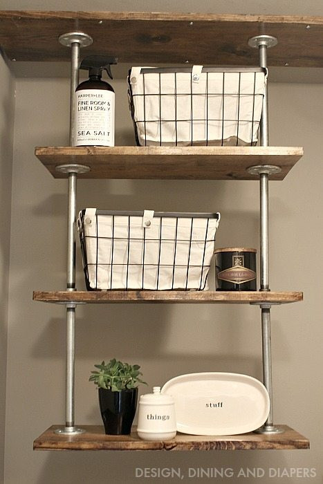 Best ideas about Laundry Room Shelves
. Save or Pin DIY Laundry Room Shelving Get this farmhouse look Now.