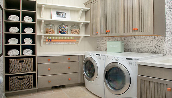 Best ideas about Laundry Room Shelves
. Save or Pin Eye Catching Laundry Room Shelving Ideas Now.