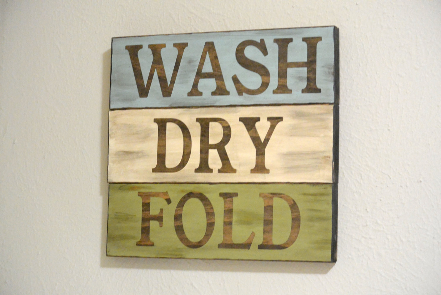 Best ideas about Laundry Room Signs
. Save or Pin Rustic Wash Dry Fold Sign Laundry Room Decor by Now.