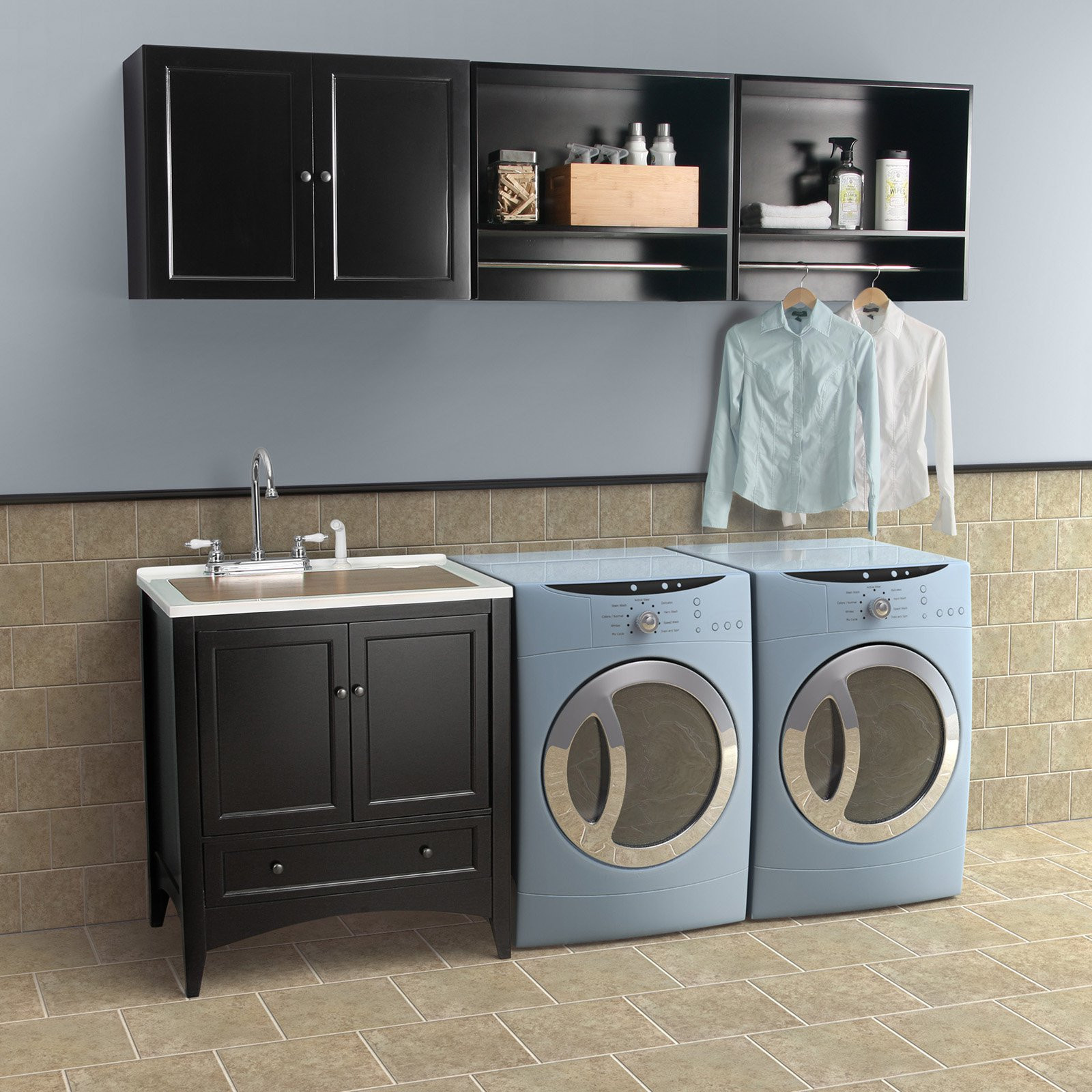 Best ideas about Laundry Room Sinks With Cabinet
. Save or Pin Foremost Berkshire Laundry Wall Cabinet Laundry Now.