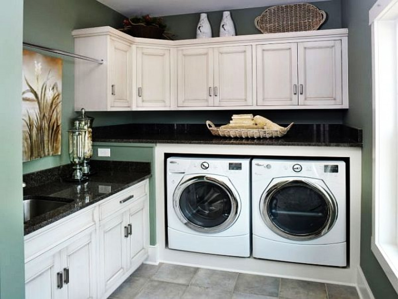 Best ideas about Laundry Room Storage Cabinets
. Save or Pin Black White Laundry Room Cabinet Ideas Storage Cabinets Now.