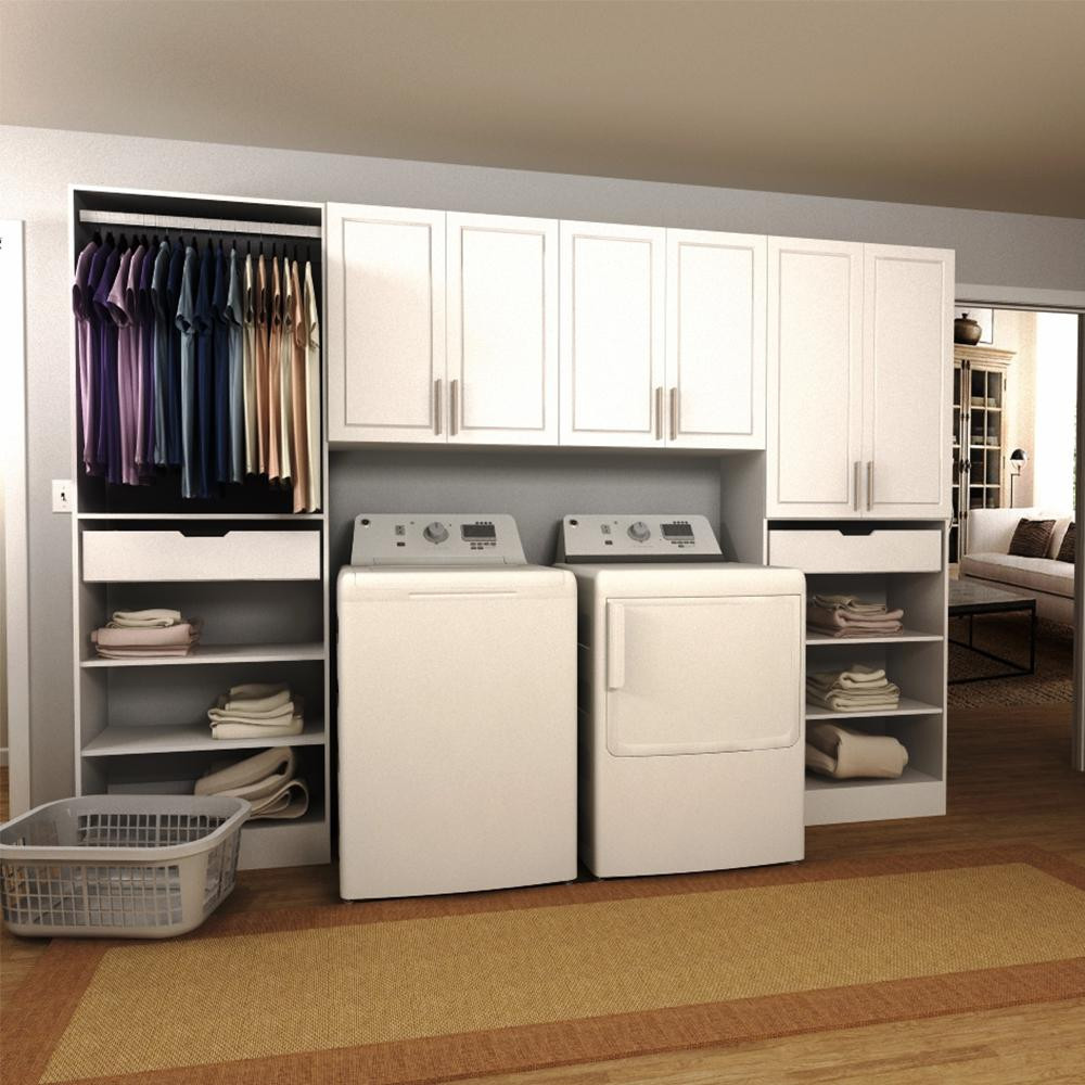 Best ideas about Laundry Room Storage Cabinets
. Save or Pin Modifi Madison 120 in W White Tower Storage Laundry Now.