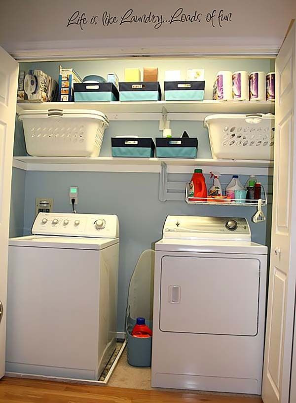 Best ideas about Laundry Room Storage Ideas For Small Rooms
. Save or Pin Small Laundry Room Ideas Space Saving DIY Creative Ideas Now.