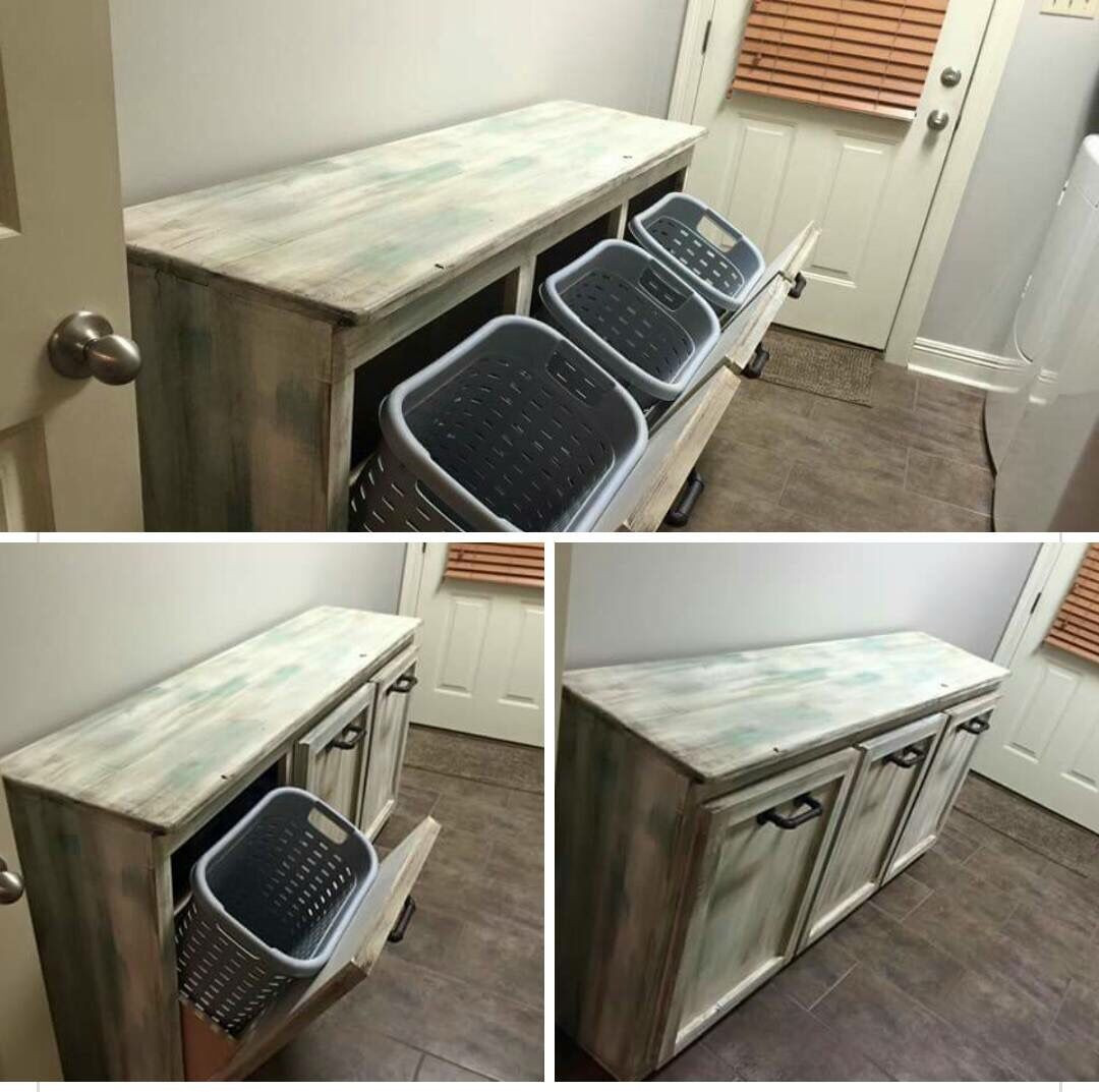 Best ideas about Laundry Room Table Ideas
. Save or Pin Use top for folding laundry and ironing Bottom bins for Now.
