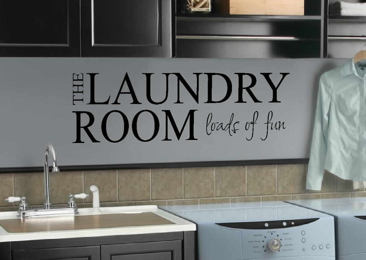 Best ideas about Laundry Room Wall Art
. Save or Pin Laundry room decal wall art matt vinyl decals laundry Now.