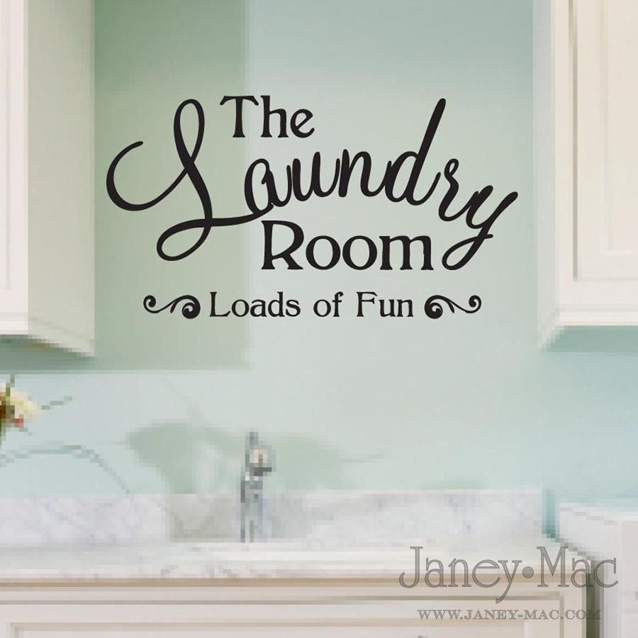 Best ideas about Laundry Room Wall Decor
. Save or Pin Laundry Room Wall Decal Quote Loads of Fun Sticker Vinyl Now.