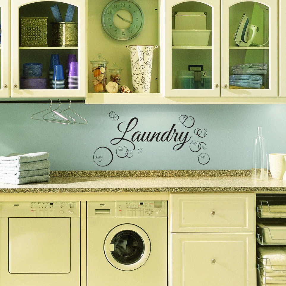 Best ideas about Laundry Room Wall Decor
. Save or Pin Laundry Room Wall Decal Custom Wall Decal for Laundry Room Now.