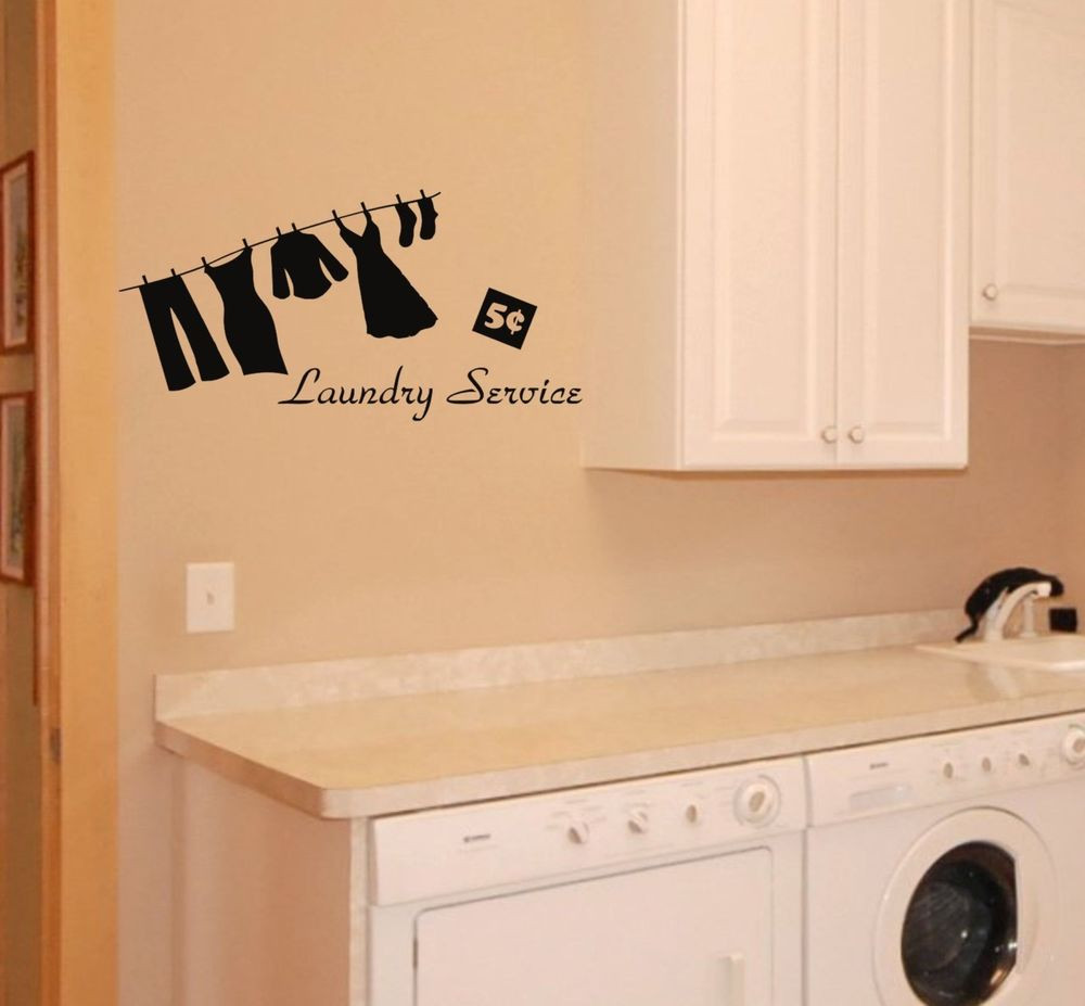 Best ideas about Laundry Room Wall Decor
. Save or Pin Laundry Room Wall Decal removable sticker service mural Now.