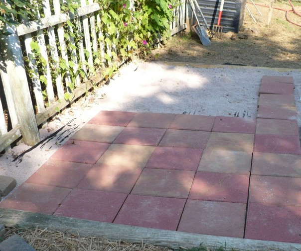 Best ideas about Laying Patio Pavers
. Save or Pin The Patio in the Ve able Garden A Cultivated Nest Now.