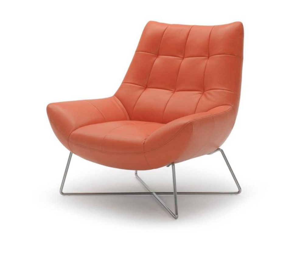 Best ideas about Leather Lounge Chair
. Save or Pin DreamFurniture Divani Casa A728 Modern Orange Now.