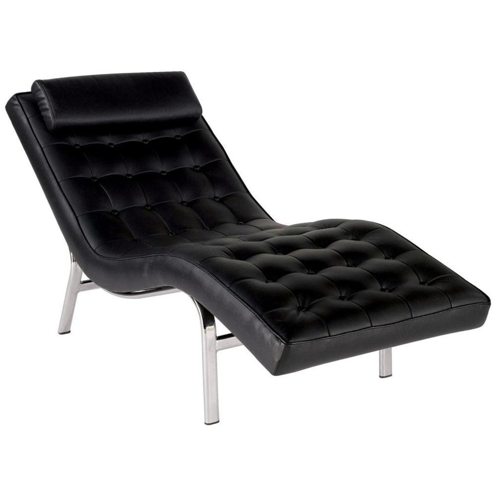 Best ideas about Leather Lounge Chair
. Save or Pin Vela Leather Lounge Chair Black Chrome Now.