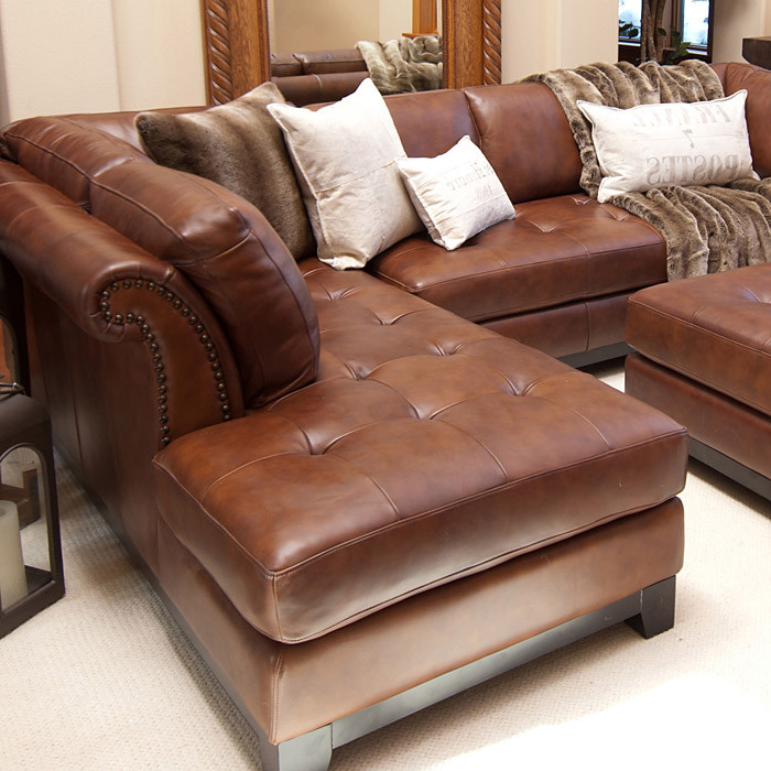 Best ideas about Leather Sofa With Chaise
. Save or Pin Corsario Leather Sectional with Left Facing Chaise and Now.