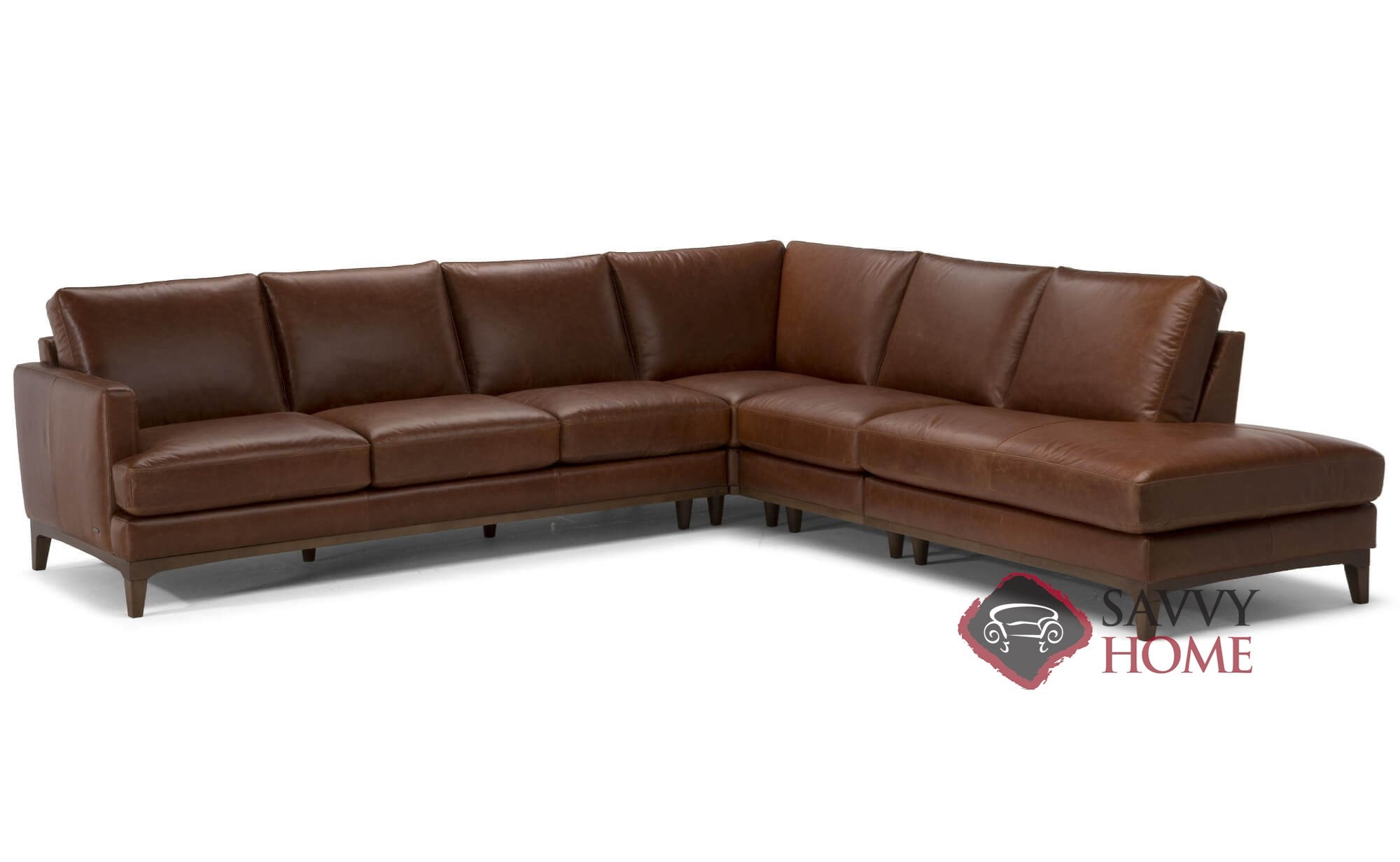 Best ideas about Leather Sofa With Chaise
. Save or Pin Bevera Leather Stationary Chaise Sectional by Natuzzi is Now.