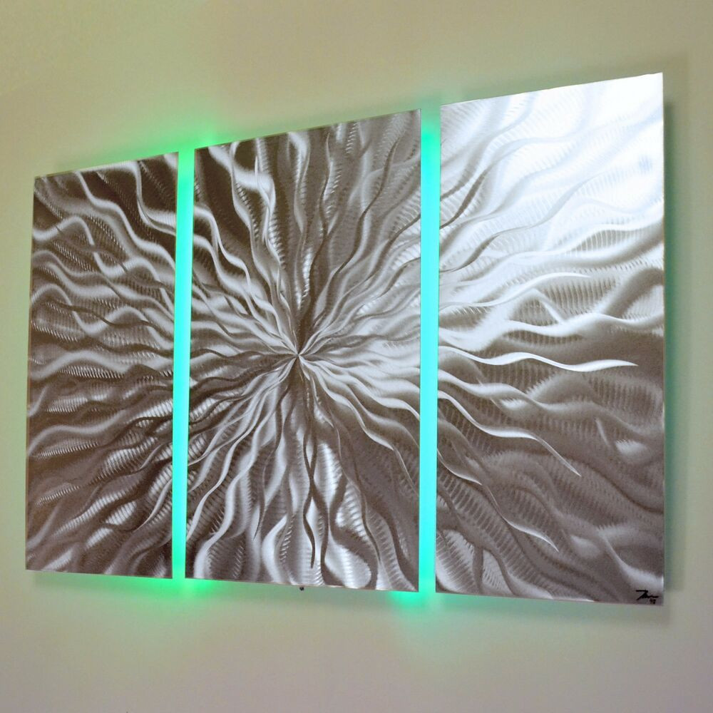 Best ideas about Led Wall Art
. Save or Pin Modern Abstract Metal Wall Art Color Changing LED Lighting Now.