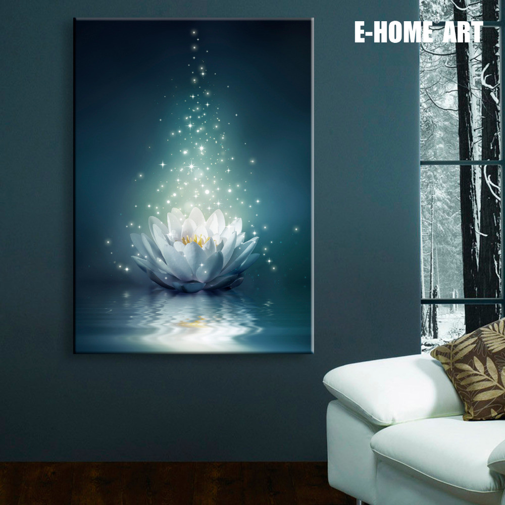 Best ideas about Led Wall Art
. Save or Pin Stretched Canvas Prints White Lotus on The Water LED Now.