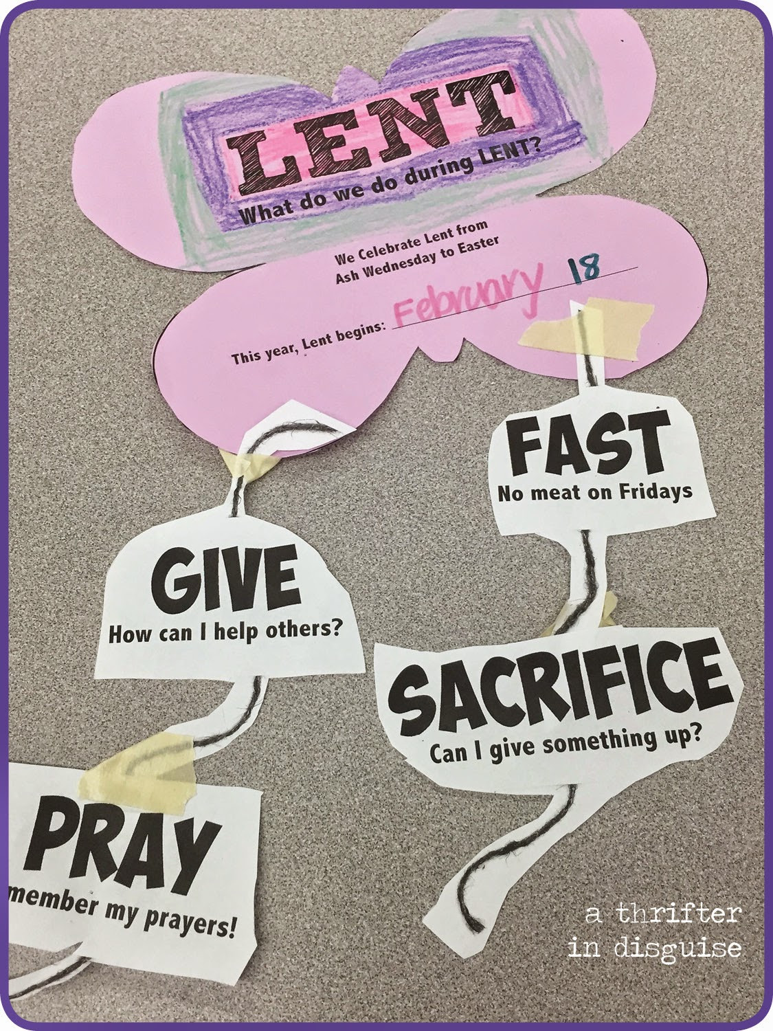 Best ideas about Lent Craft For Kids
. Save or Pin A Thrifter in Disguise Butterflies for Lent Kids Project Now.