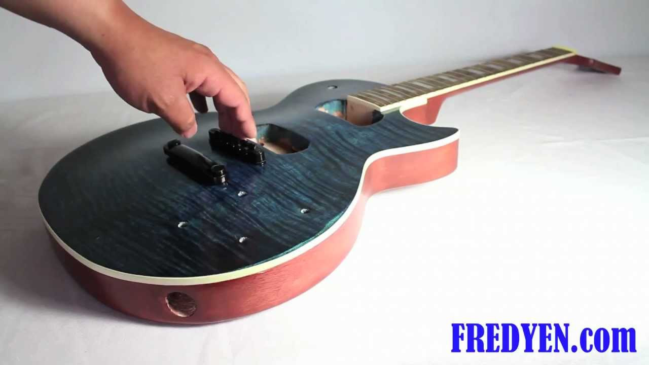 Best ideas about Les Paul DIY Kit
. Save or Pin DIY Les Paul Guitar Kit Part 5 Installing Guitar Bridge Now.