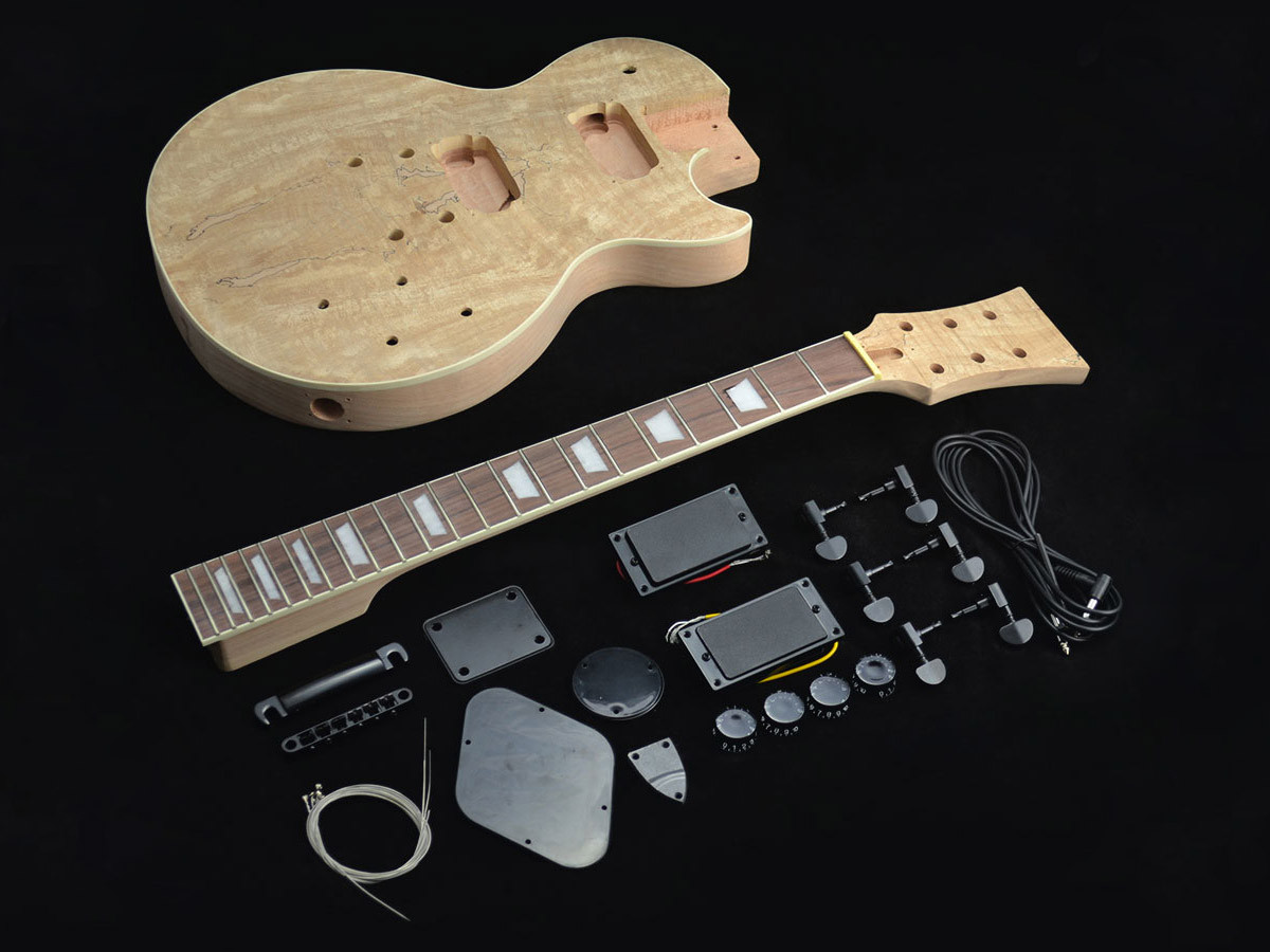 Best ideas about Les Paul DIY Kit
. Save or Pin Les Paul Style Guitar Kit Spalted Maple DIY Guitars Now.