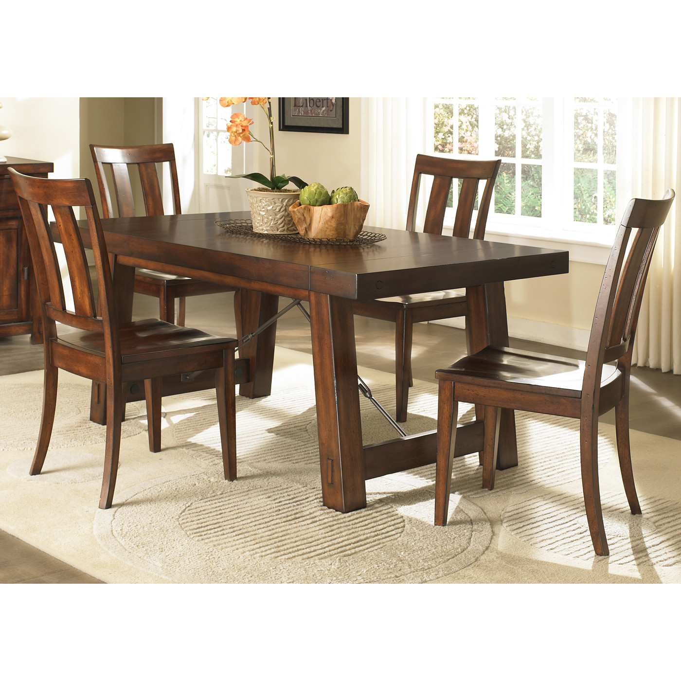 Best ideas about Liberty Furniture Dining
. Save or Pin Liberty Furniture 555 T4090 Tahoe Trestle Dining Table Now.