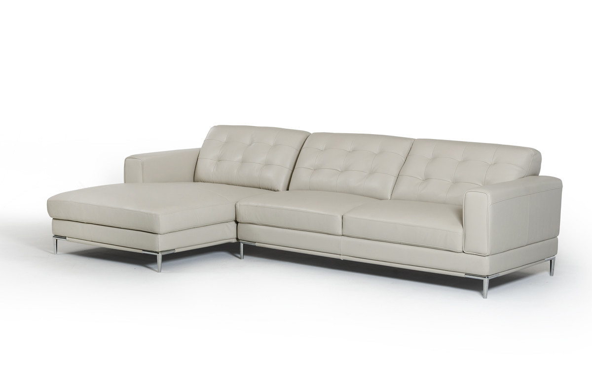 Best ideas about Light Grey Sofa
. Save or Pin Divani Casa Larkspur Mid Century Light Grey Leather Now.