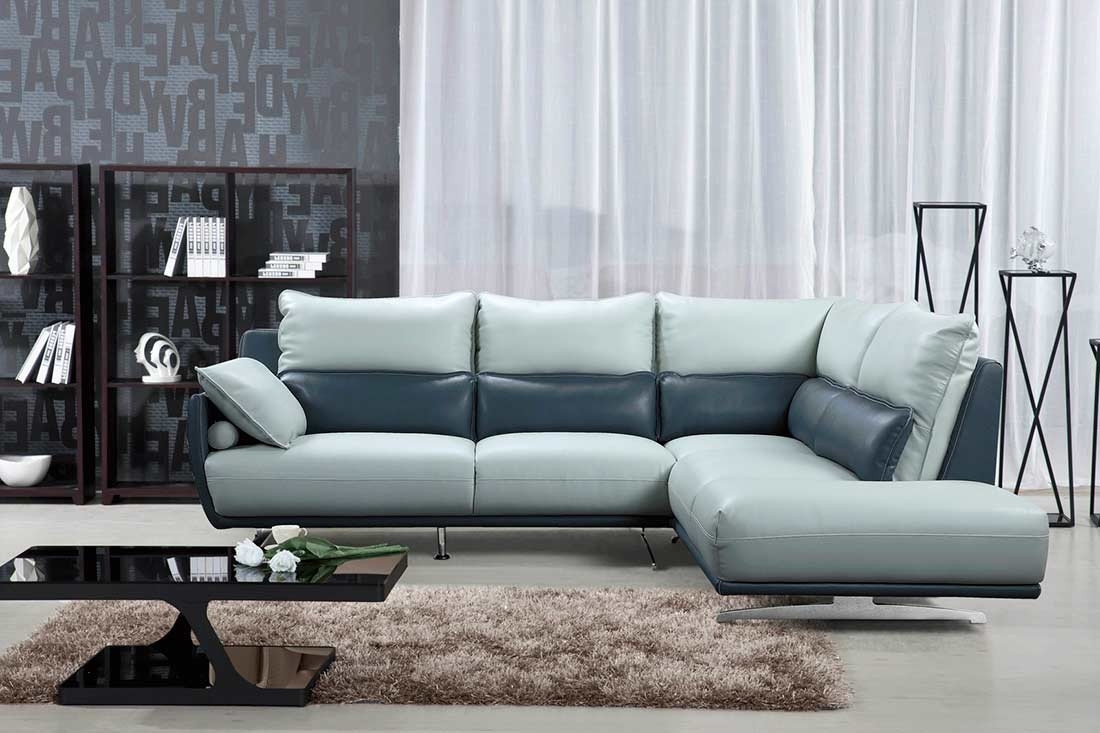 Best ideas about Light Grey Sofa
. Save or Pin Light grey with Blue Sectional Sofa EF 311 Now.