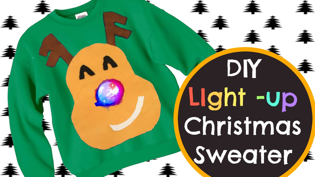 Best ideas about Light Up Christmas Sweater DIY
. Save or Pin DIY Light up Christmas Sweater Now.
