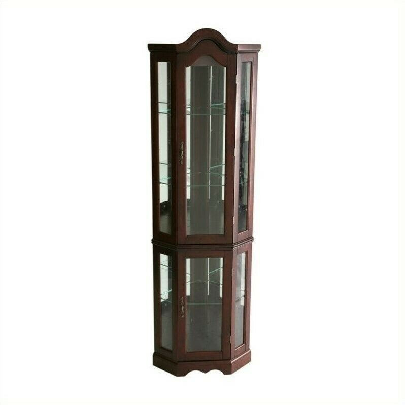 Best ideas about Lighted Curio Cabinet
. Save or Pin Mahogany Lighted Corner Curio Cabinet cabinet curio Now.