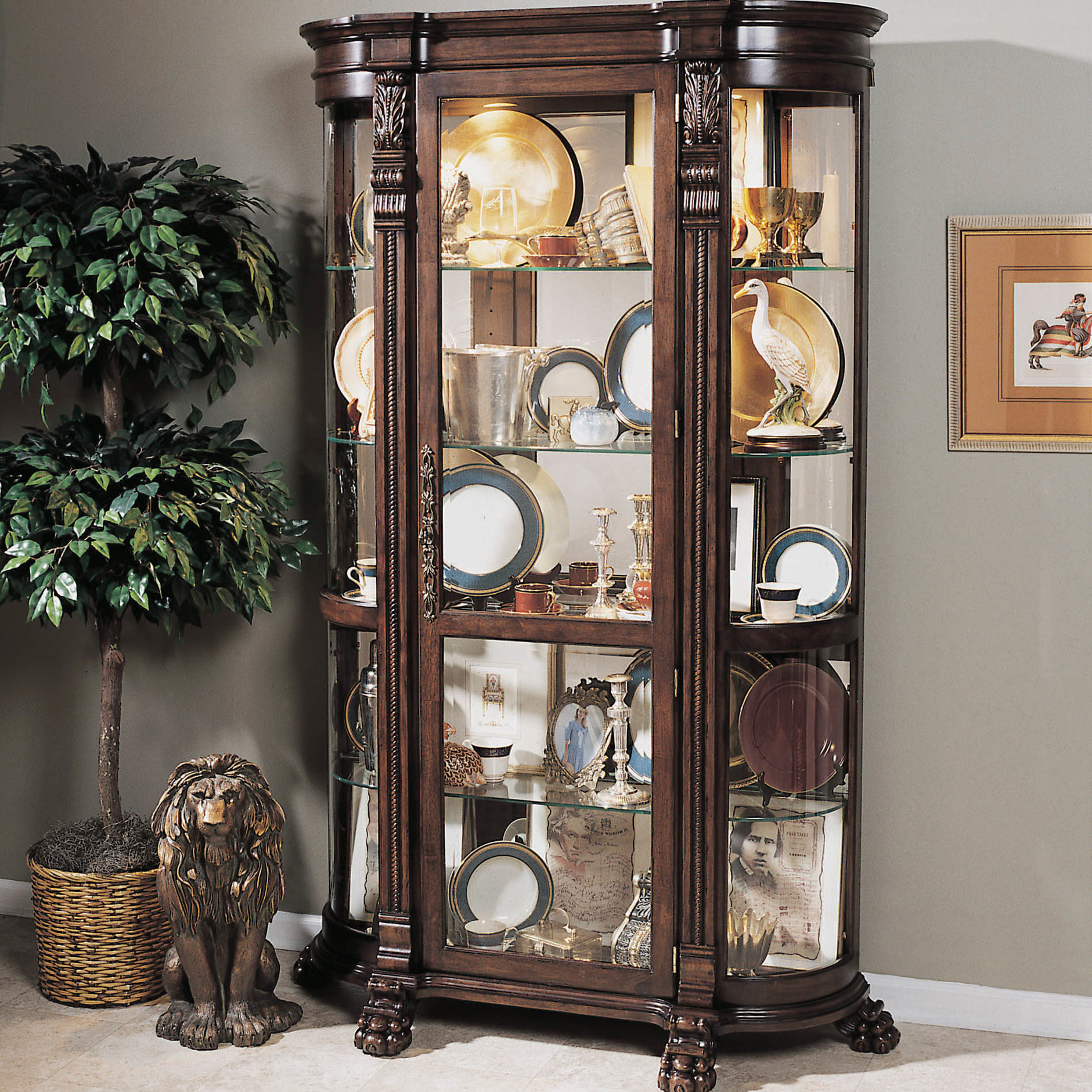 Best ideas about Lighted Curio Cabinet
. Save or Pin Darby Home Co Murillo Lighted Curio Cabinet & Reviews Now.