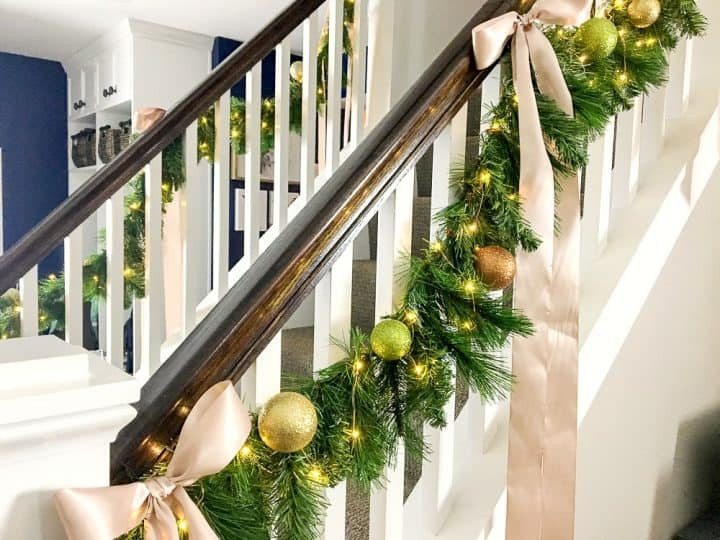 Best ideas about Lighted Garland For Staircase
. Save or Pin How to Make a Faux Christmas Garland A Turtle s Life for Me Now.