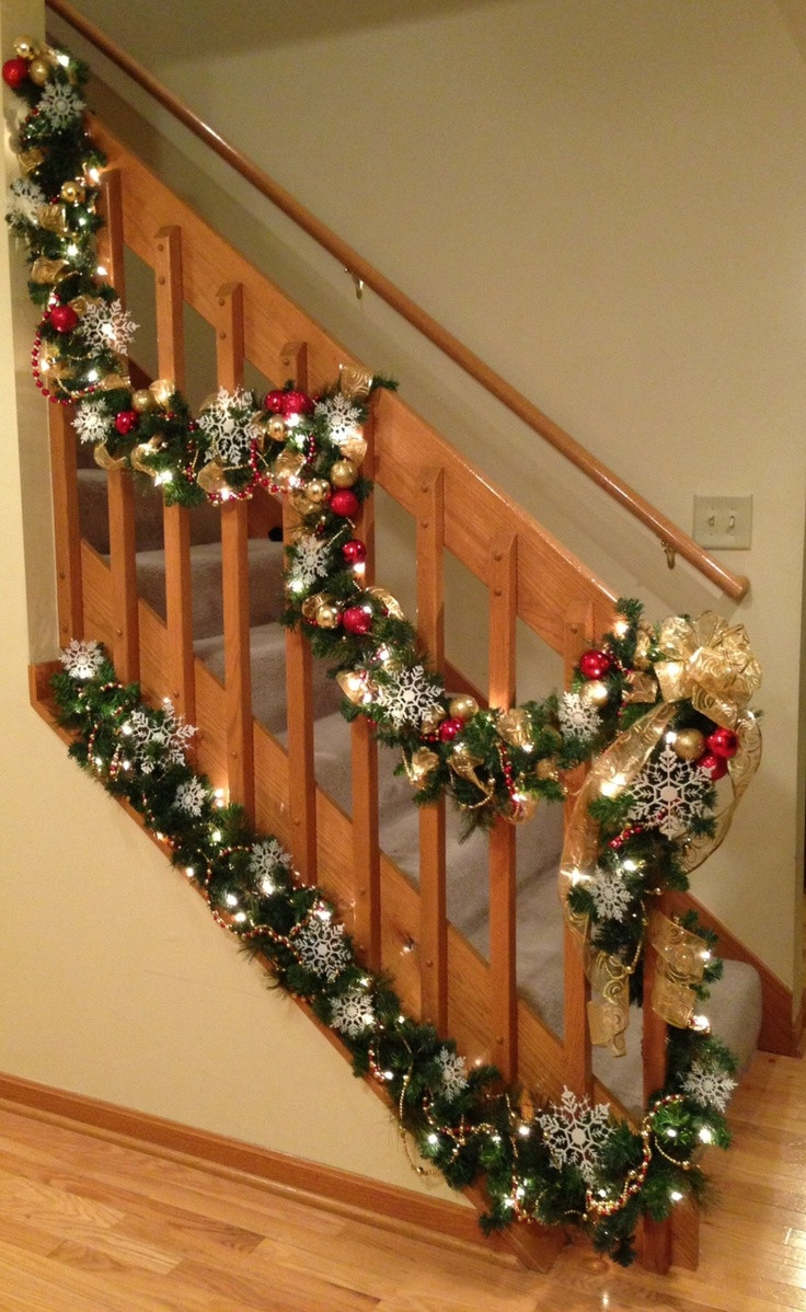 Best ideas about Lighted Garland For Staircase
. Save or Pin 1138 best images about Christmas Staircase on Pinterest Now.