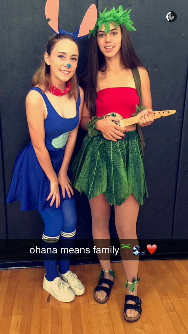 Best ideas about Lilo Costume DIY
. Save or Pin 20 Best Friend Halloween Costumes for Girls Now.