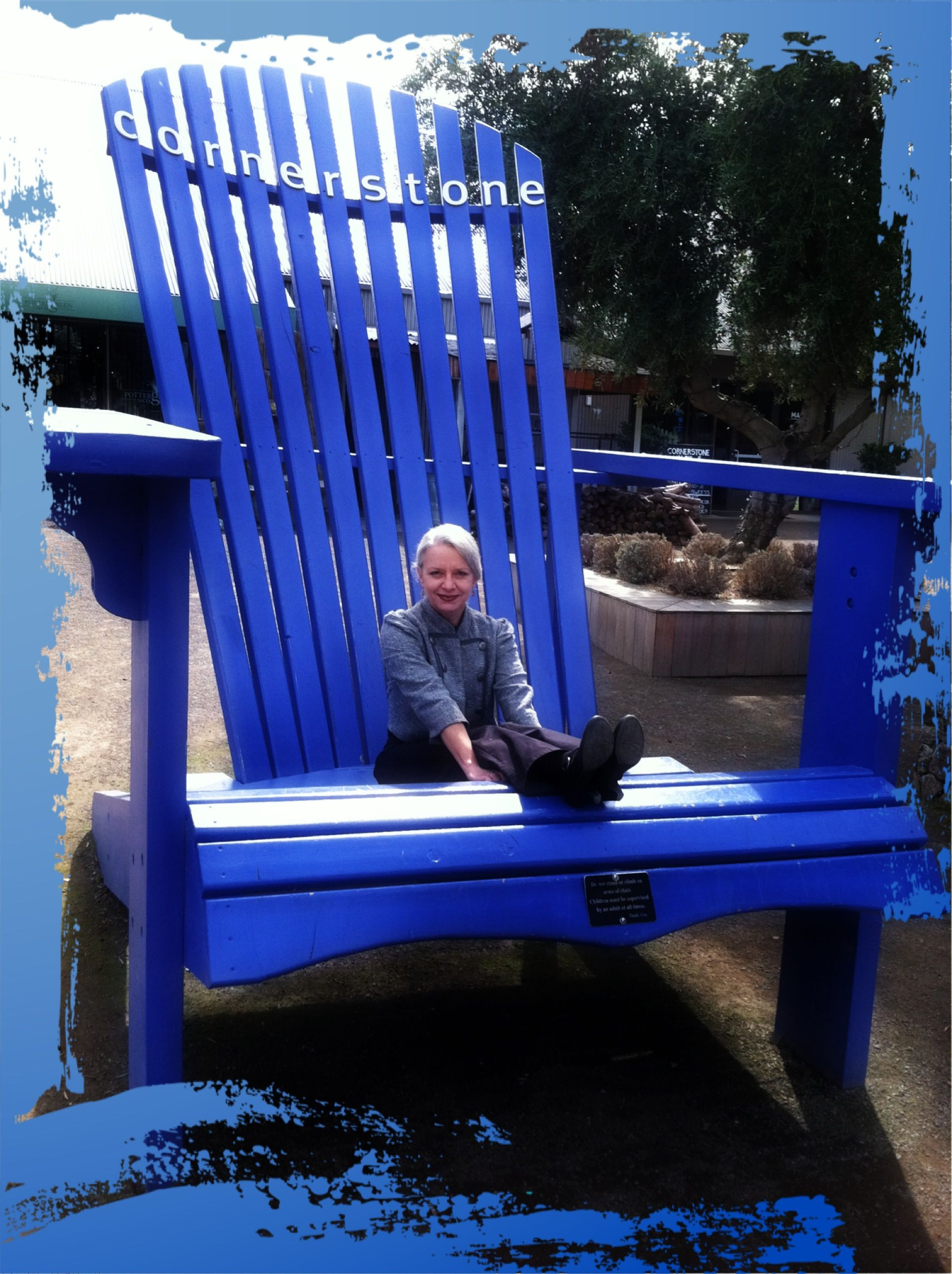 Best ideas about Lily Tomlin Big Chair
. Save or Pin Cornerstone Big Blue Chair Sonoma Valley Now.