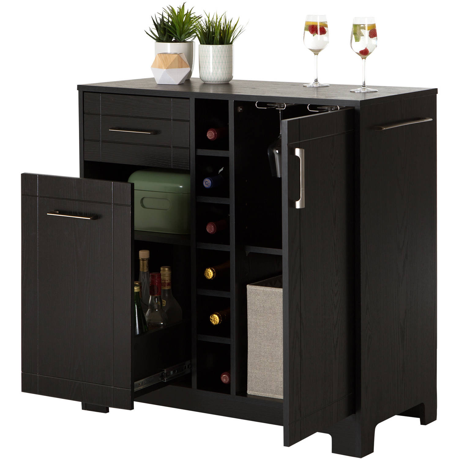 Best ideas about Liquor Storage Cabinet
. Save or Pin Home Mini Bar Liquor Cabinet Server Glass Storage Wine Now.