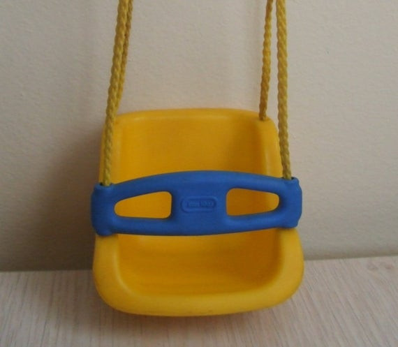 Best ideas about Little Tikes Baby Swing
. Save or Pin LITTLE TIKES Dollhouse Baby Porch Swing classic yellow and Now.