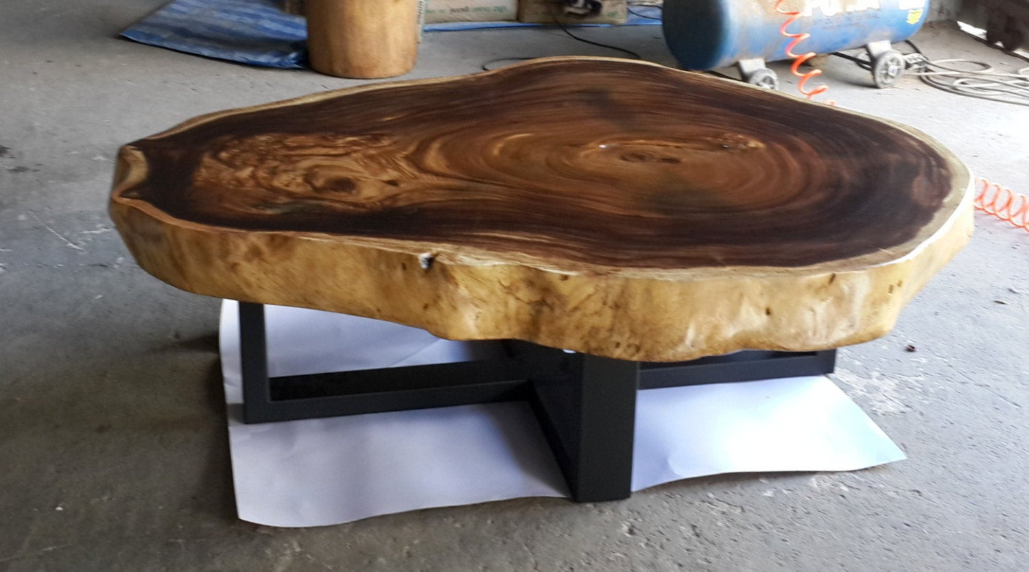 Best ideas about Live Edge Wood Coffee Table
. Save or Pin Live Edge Round Coffee Table Reclaimed Acacia Wood Solid Slab Now.