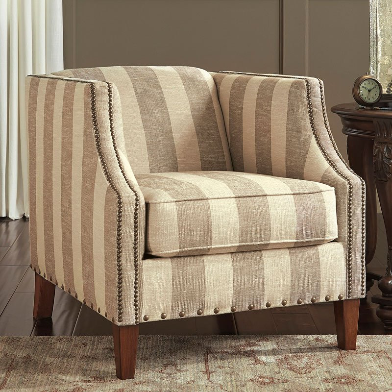 Best ideas about Living Room Accent Chairs
. Save or Pin Berwyn View Quartz Striped Accent Chair Accent Chairs Now.