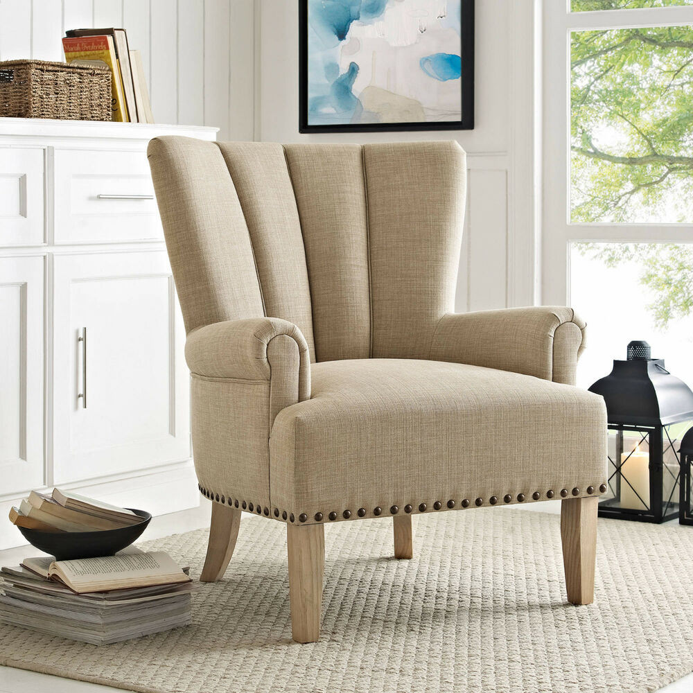 Best ideas about Living Room Accent Chairs
. Save or Pin Upholstered Accent Chair Roll Arms Rest Seat Living Room Now.