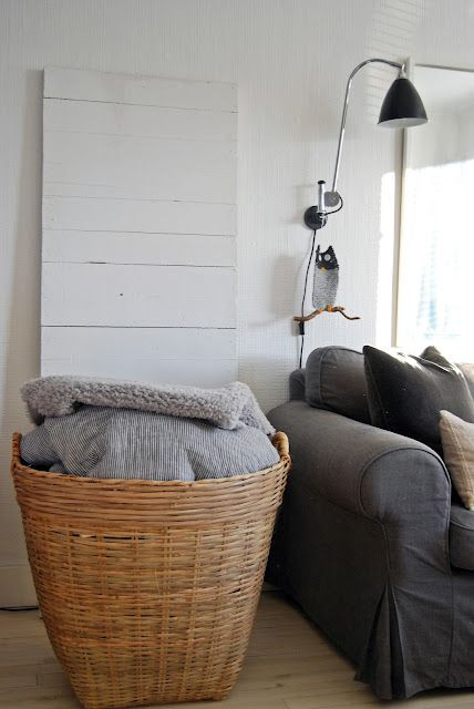 Best ideas about Living Room Blanket Storage Ideas
. Save or Pin a large basket in the living room to store all cozy Now.