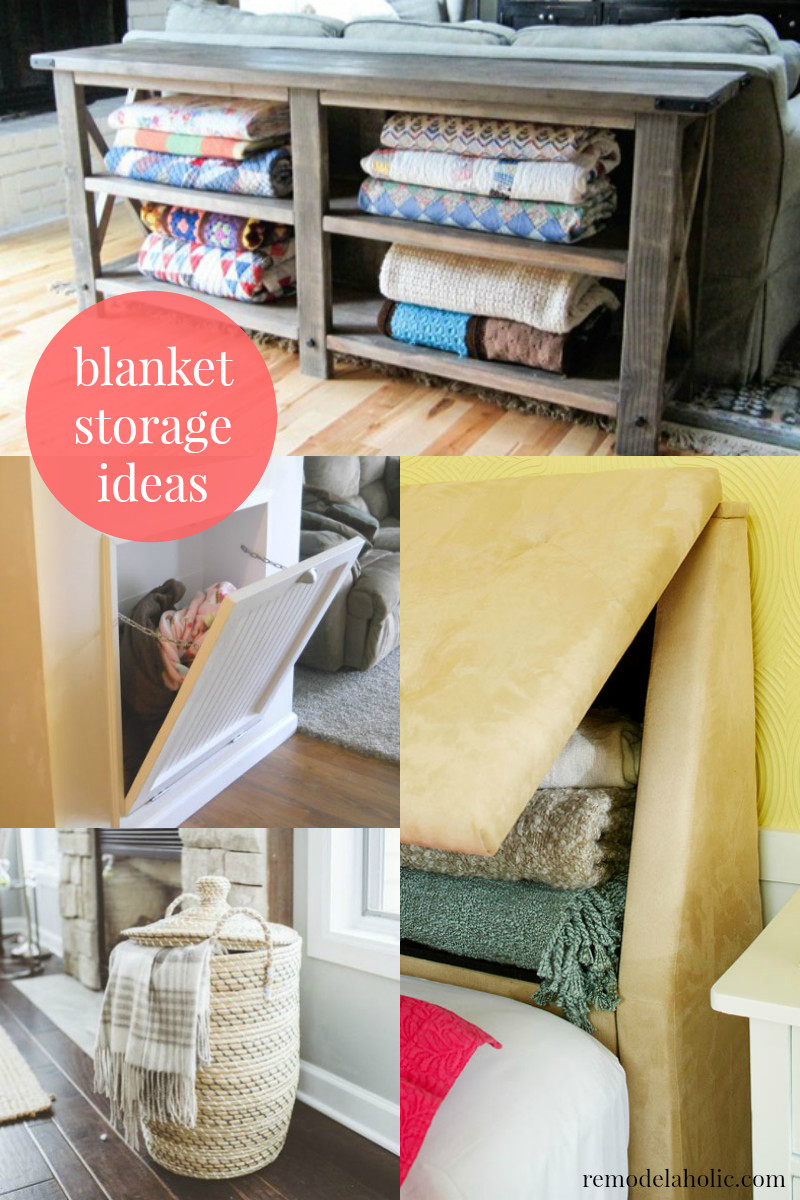 Best ideas about Living Room Blanket Storage Ideas
. Save or Pin Remodelaholic Now.