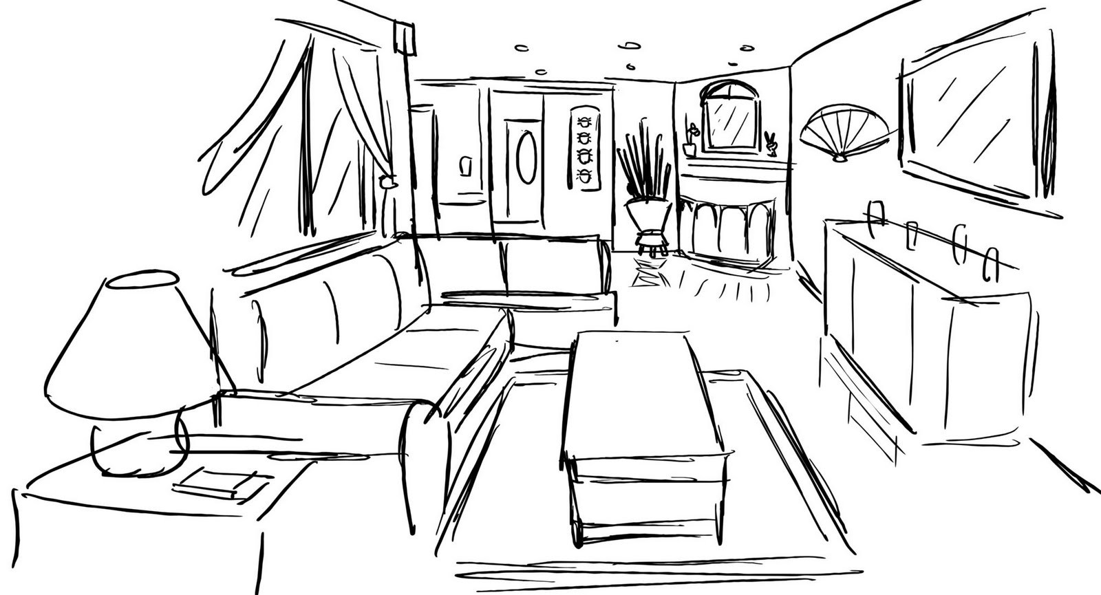 Best ideas about Living Room Drawing
. Save or Pin Drawn hosue inside Pencil and in color drawn hosue inside Now.