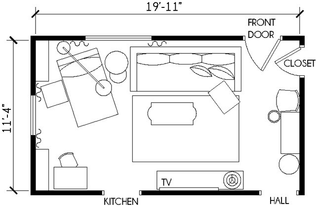 Best ideas about Living Room Floor Plans
. Save or Pin Working With A Long Narrow Living Room Emily A Clark Now.