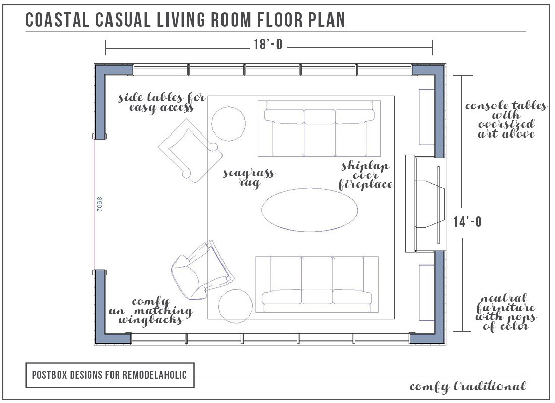 Best ideas about Living Room Floor Plans
. Save or Pin How To Furnish a Room with No Wall Space As Featured on Now.