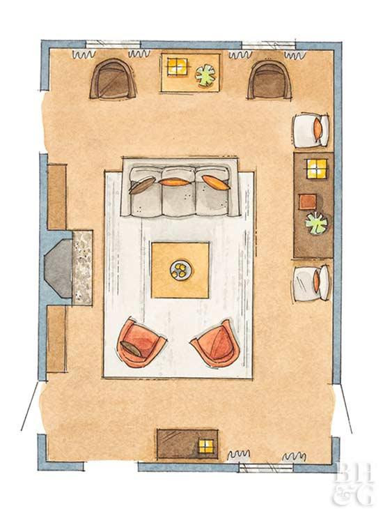 Best ideas about Living Room Floor Plans
. Save or Pin How to Arrange Living Room Furniture Now.