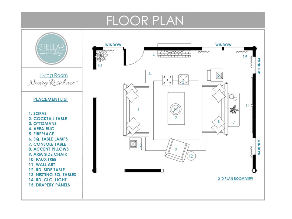 Best ideas about Living Room Floor Plans
. Save or Pin Furniture Placement Archives Stellar Interior Design Now.